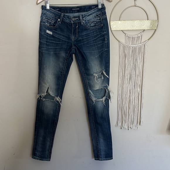 Vigoss • the jagger skinny distressed jeans - Picture 1 of 13